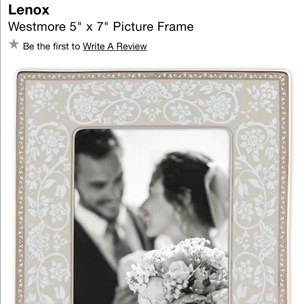 ISO Lenox Westmore 5x7 frame.